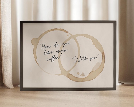 How Do You Like Your Coffee With Caffeine Art Print