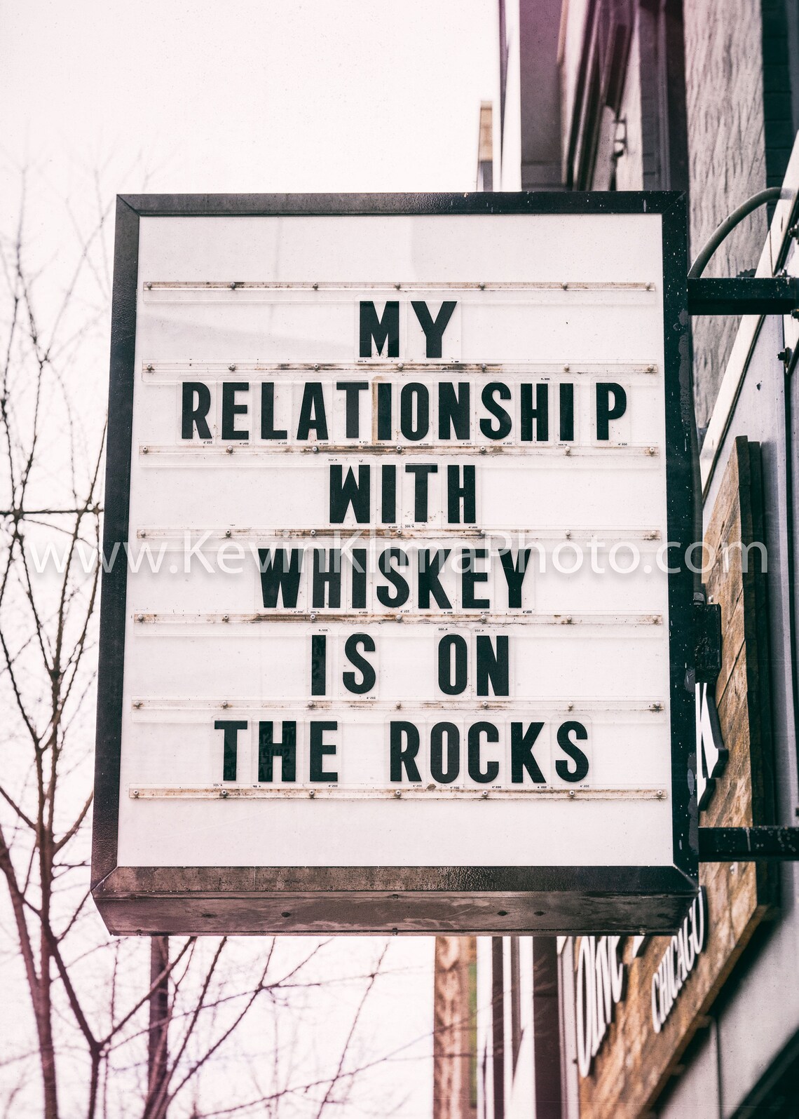 Whiskey On The Rocks Bar Artwork, Kitchen Wall Art - Image 2