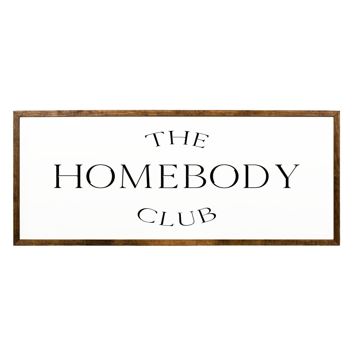 Homebody Club Rustic Scandinavian Wall Art Print - Image 2