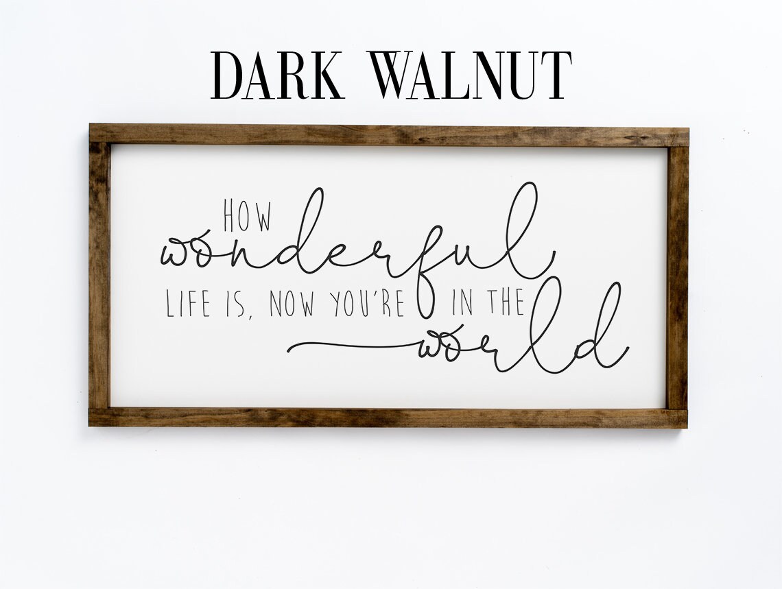 Wonderful Life Nursery Art Print, Romantic Decor - Image 2