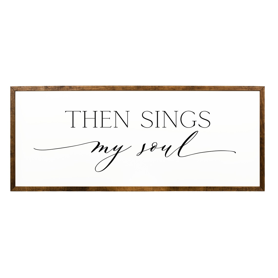 Then Sings My Soul Inspirational Hymn Art Print - Image 2