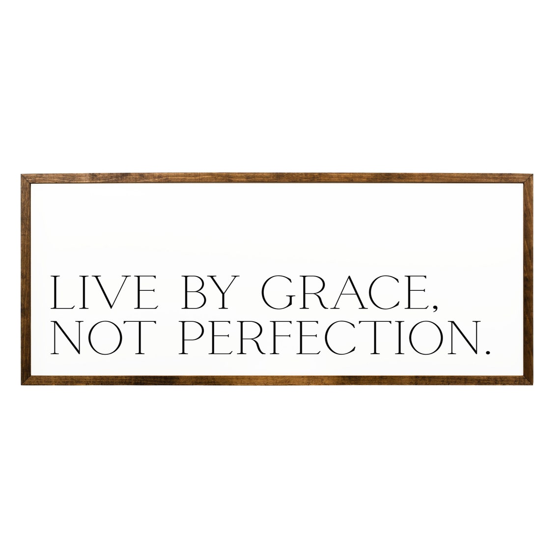 Live By Grace Not Perfection Inspirational Sign Motivational Sign Bible Verse Sign Kids Room Sign Scripture Sign Living Room Sign - Image 2