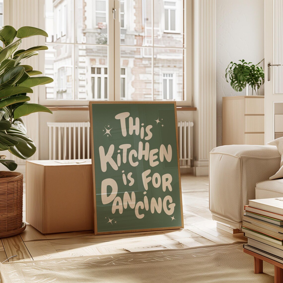 This Kitchen Is For Dancing Poster, Kitchen Wall Art - Image 2