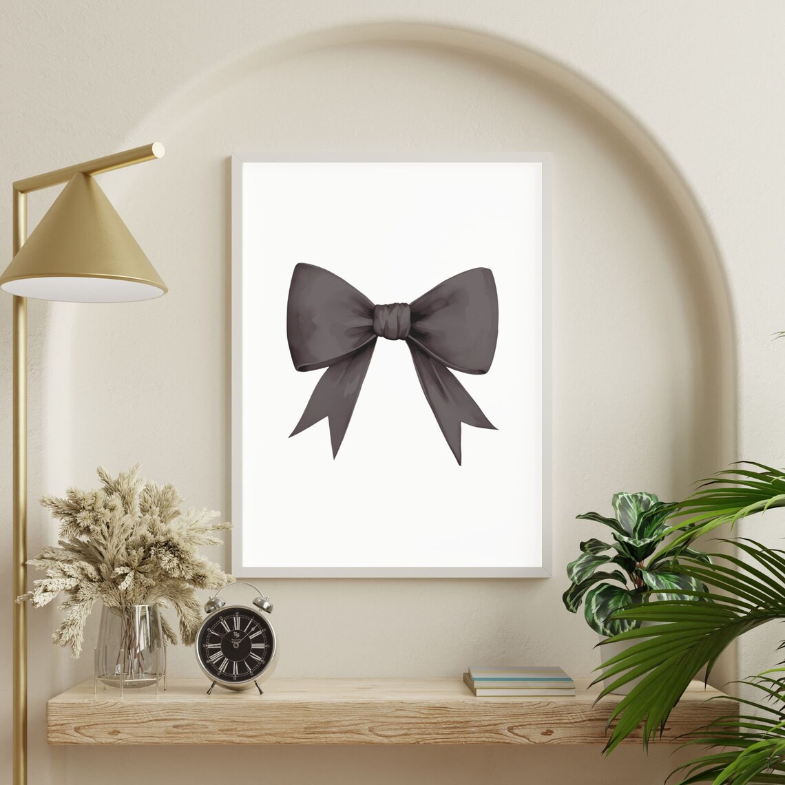 Black Bow Print, Preppy Aesthetic Art Print - Image 3