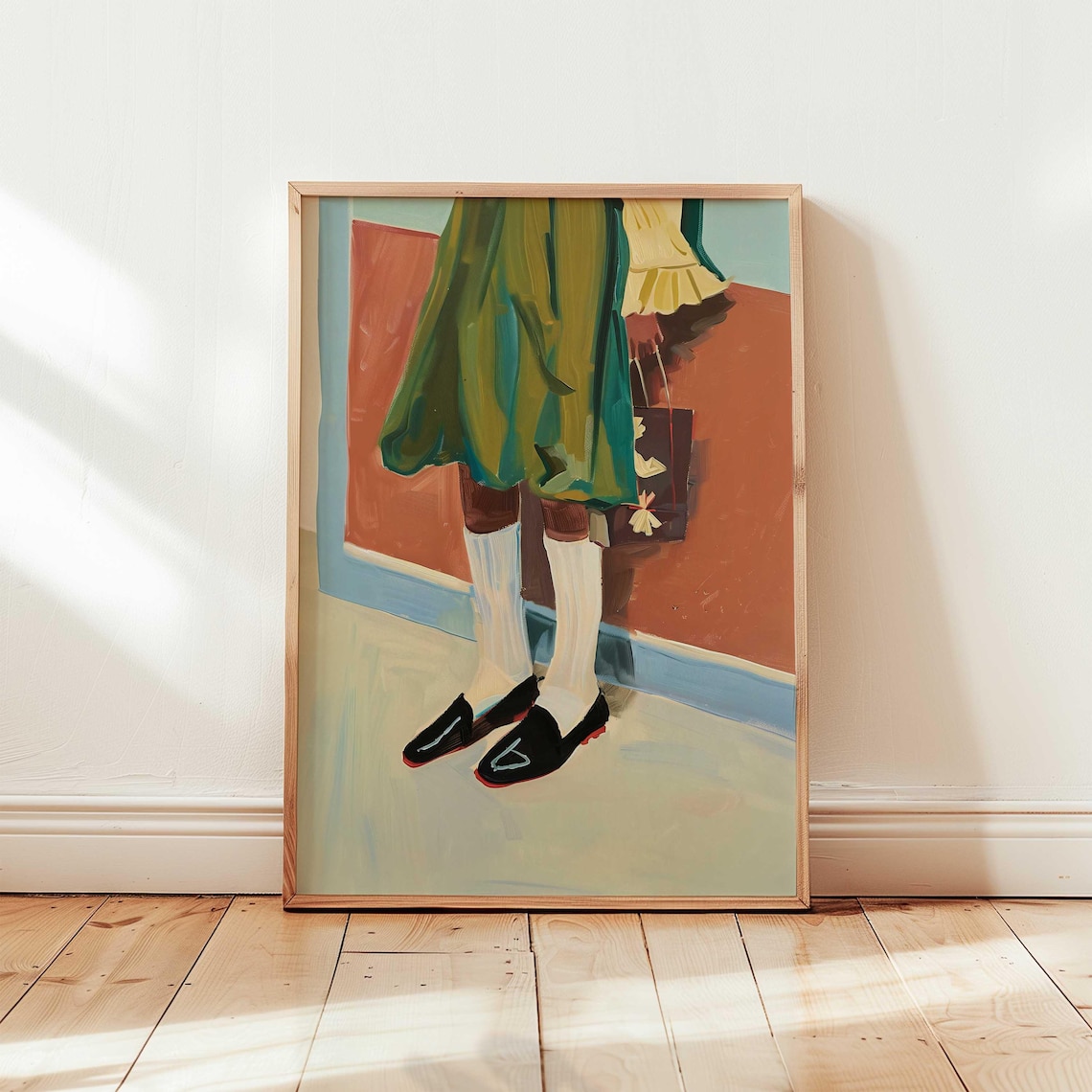 Clean Girl Dorm Decor Feminine Fashion Art Print