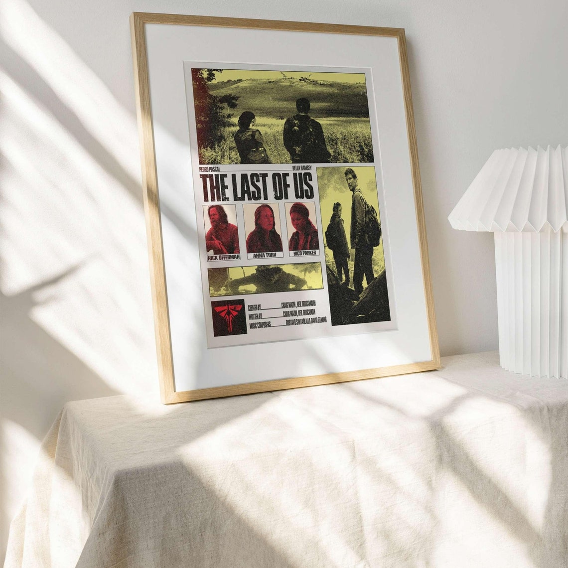 The Last Of Us TV Show Retro Collage Poster Pedro Pascal Art - Image 4