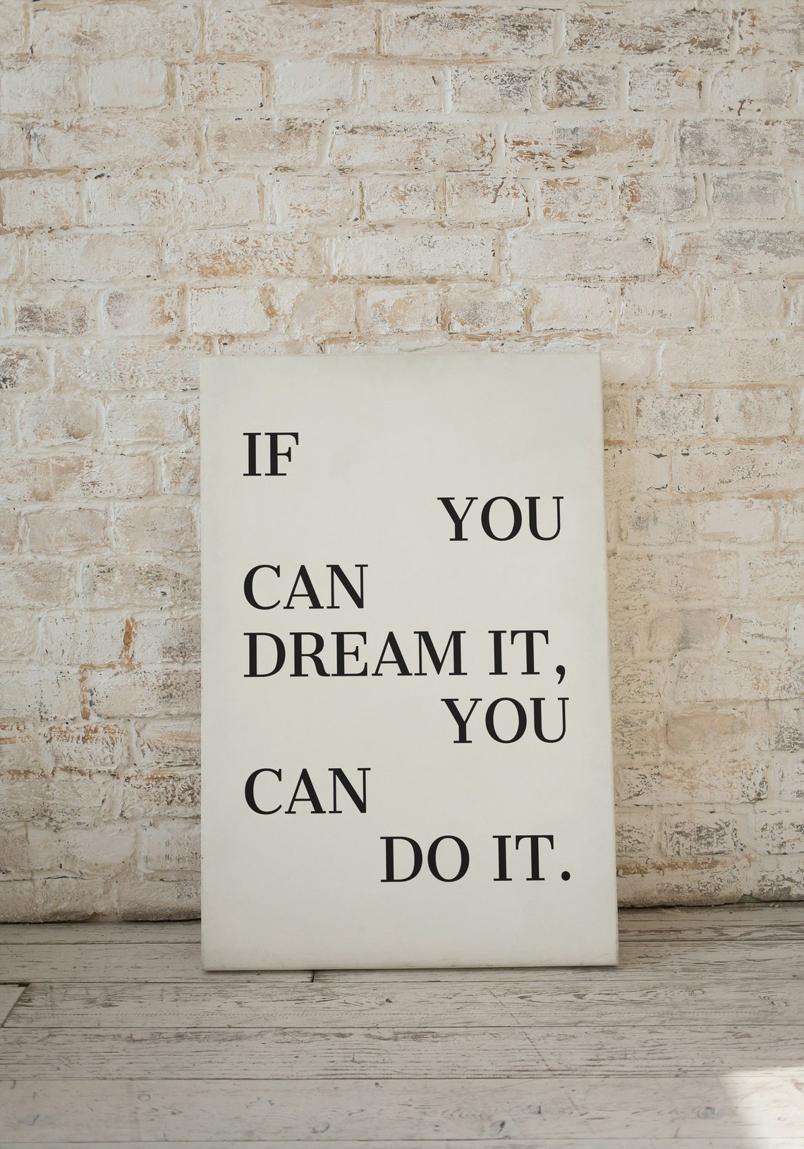 If You Can Dream It You Can Do It Scattered Serif Quote Poster - Image 3