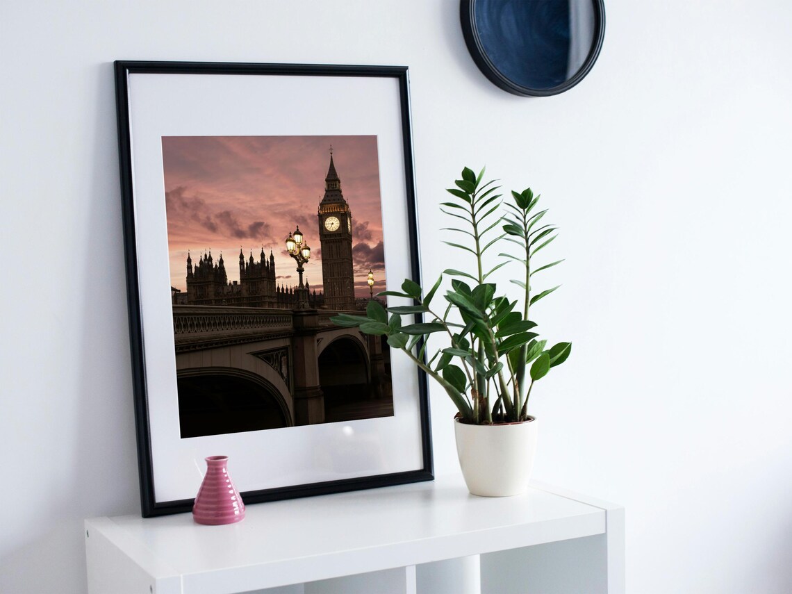Big Ben At Sunset, Westminster Bridge London - Image 3