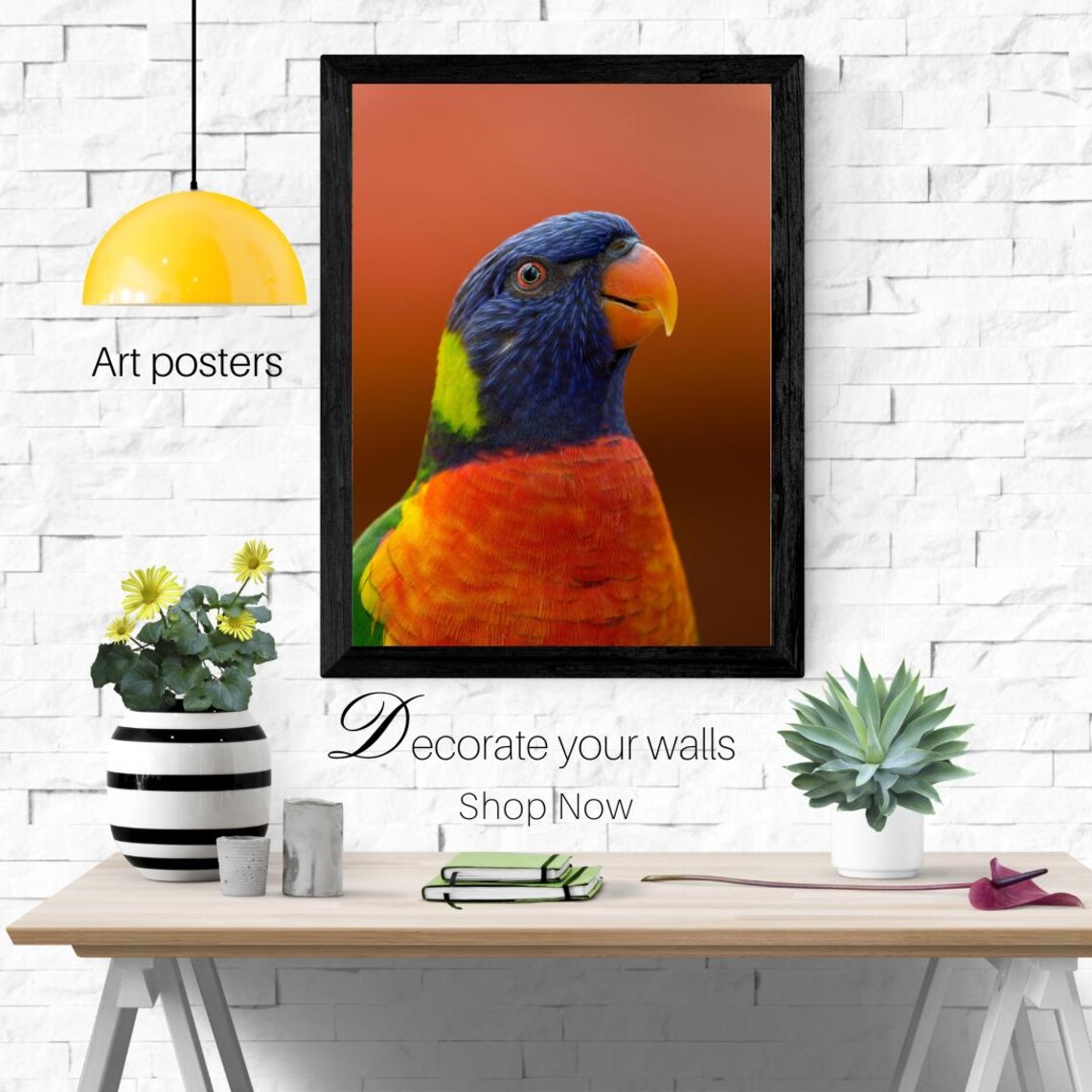 Parrot Wall Art, Nature-Themed Bird Photography - Image 3