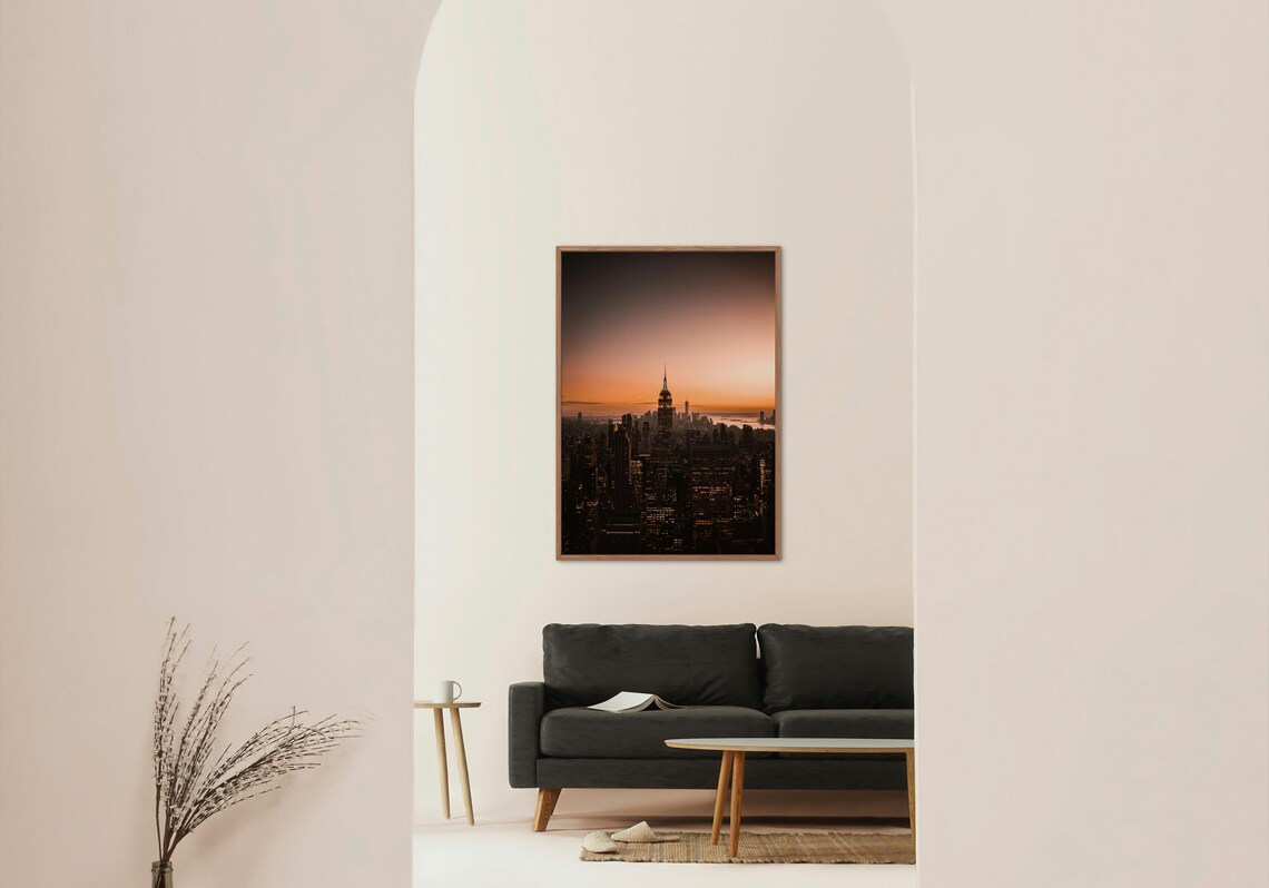 New York Skyline At Sunset, Cityscape Photography - Image 2