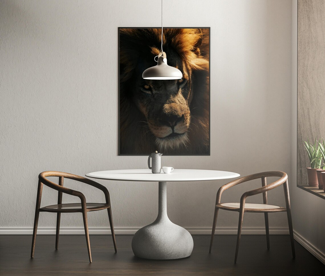 Majestic Lion Portrait, Wildlife Photography - Image 2