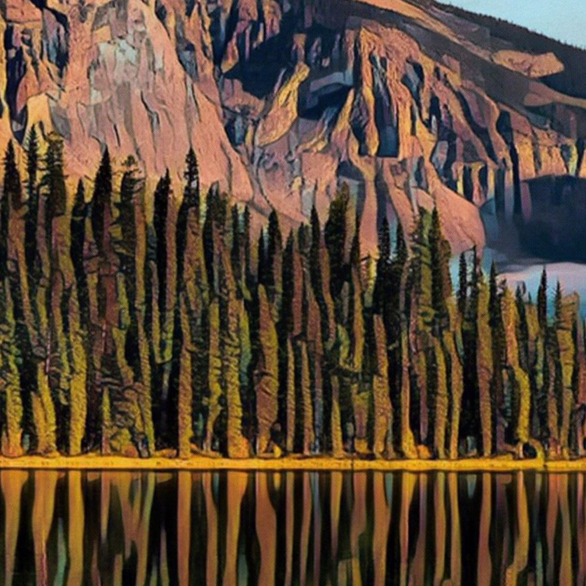 Peyto Lake Poster Banff National Park By Alecse Limited Edition Canada Travel Poster Of Alberta Gallery Wall Print Of Canadian Rockies - Image 4