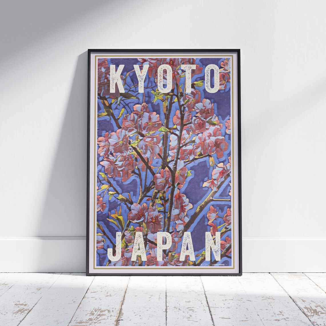 Kyoto Poster Sakura Cherry Blossom By Alecse Limited Edition Classic Kyoto Print Sakura Gift Japandi Print Poster Of Flowers Kyoto