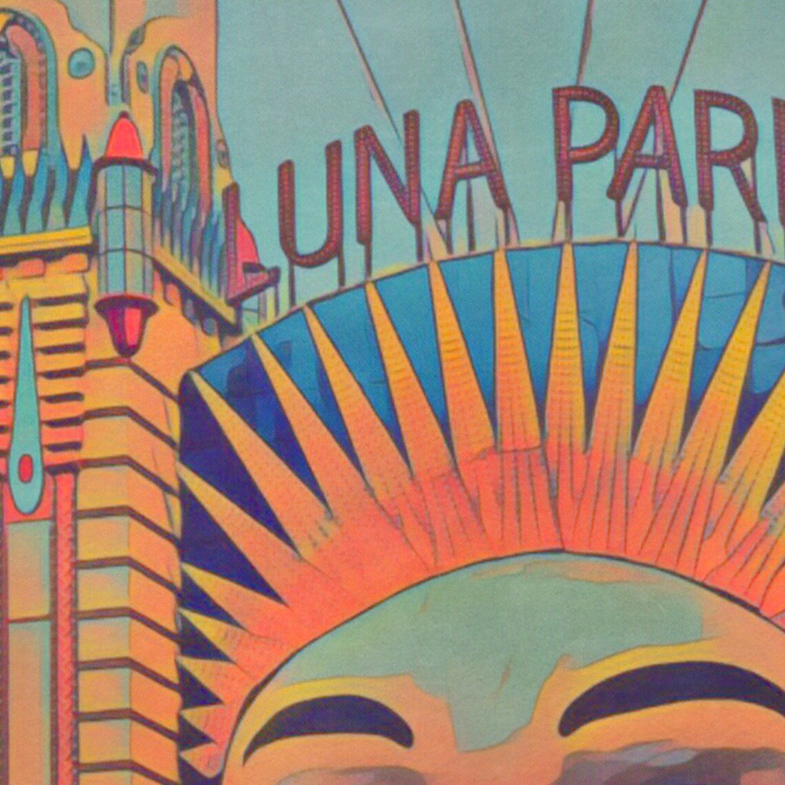 Sydney Luna Park Amusement Face Entrance Australia Travel Poster - Image 4