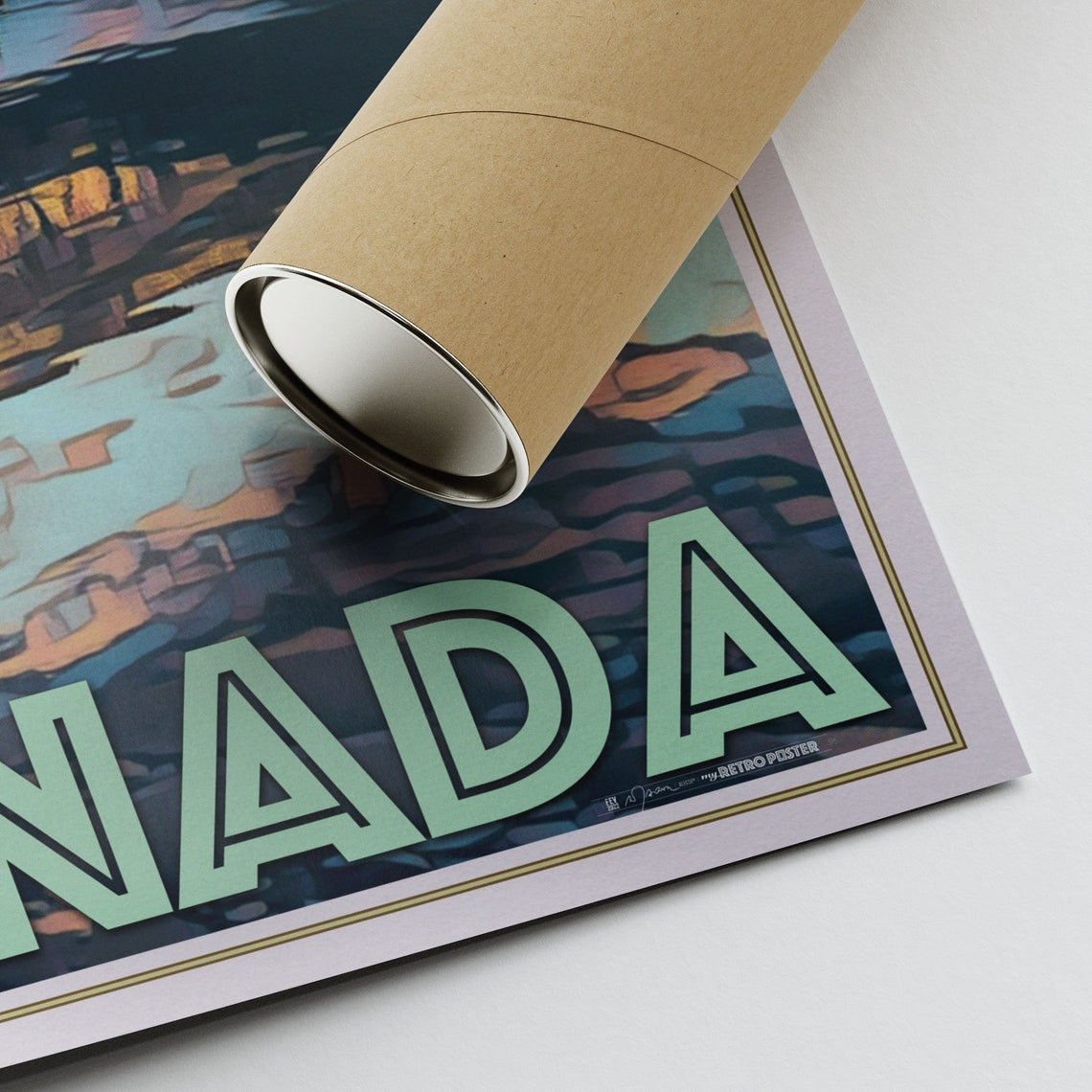 Peyto Lake Poster Banff National Park By Alecse Limited Edition Canada Travel Poster Of Alberta Gallery Wall Print Of Canadian Rockies - Image 2