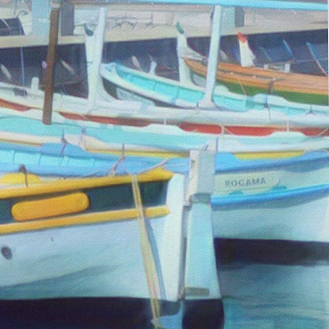 Cassis Poster The Port By Alecse Limited Edition France Travel Poster Port Of Cassis Poster French Riviera Poster Poster Of Cassis - Image 4