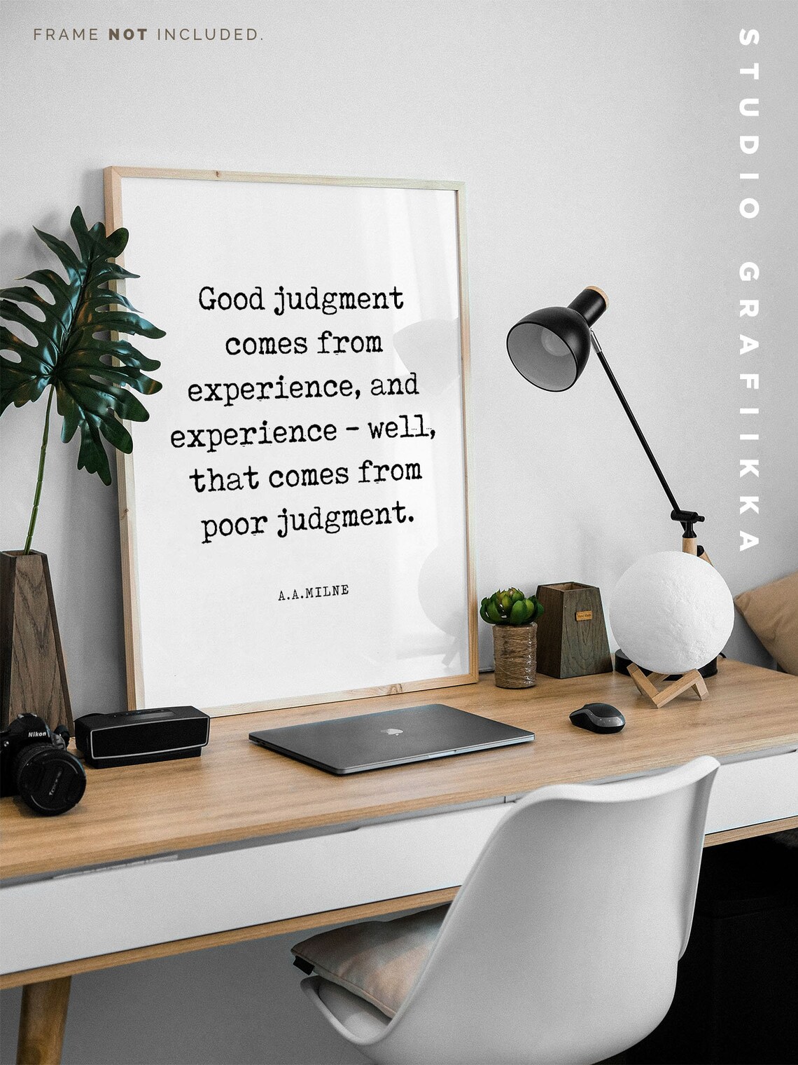 Good Judgement Comes From Experience Quote Poster - Image 3