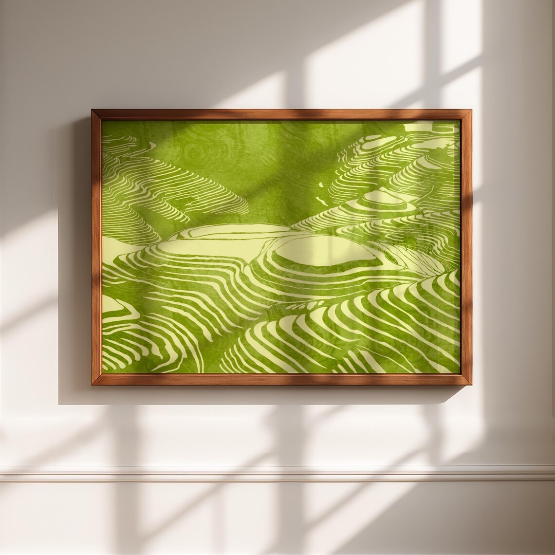 Philippines Poster Art, Banaue Rice Terraces Travel Poster