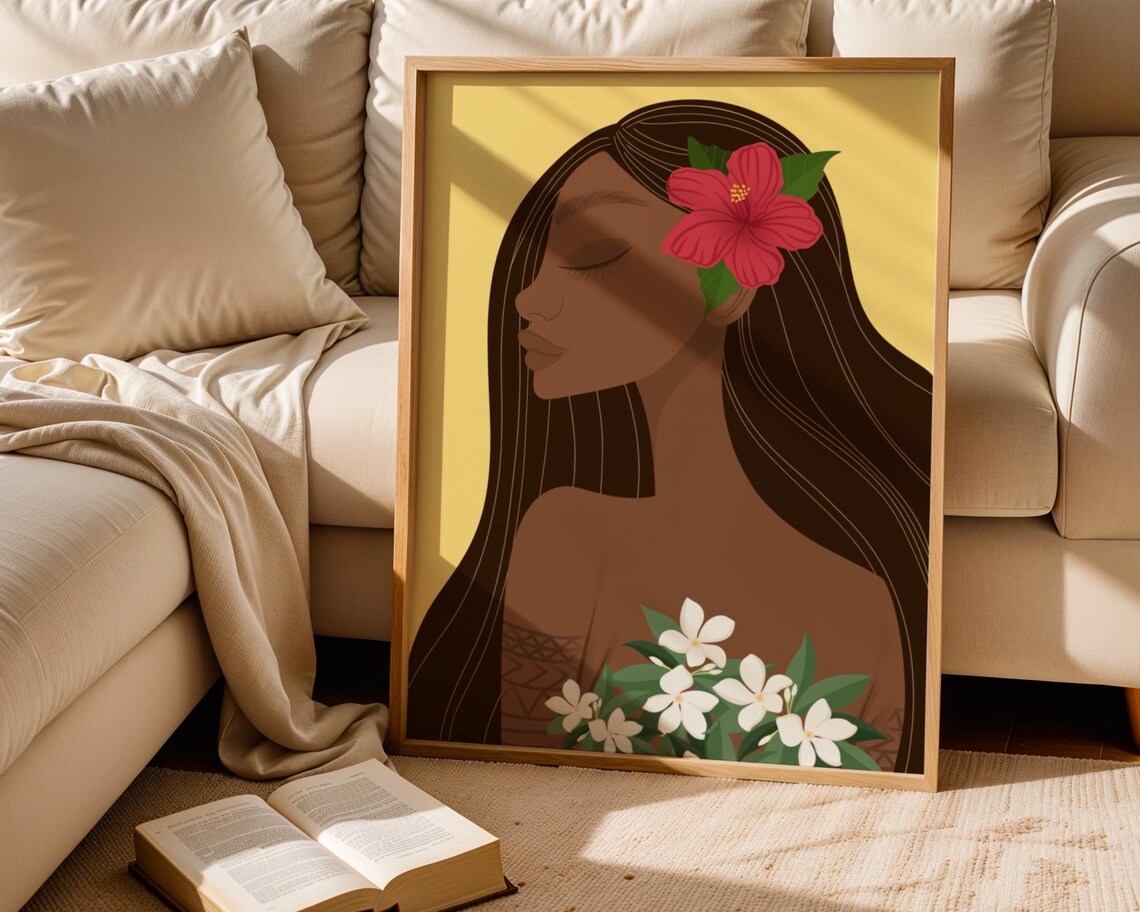 Filipina Woman With Sampaguita Art Print
