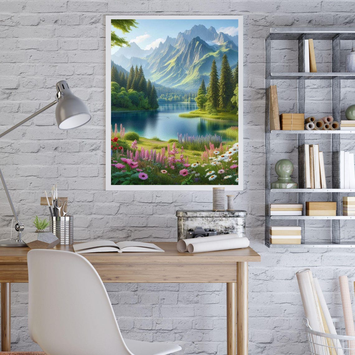Mountain Serenity Wall Art Scenic Landscape Print Instant - Image 4