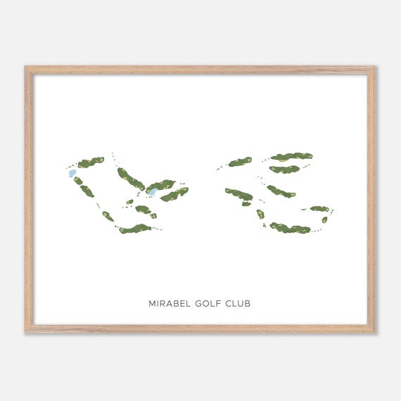 Mirabel Golf Club In Scottsdale Arizona Modern Watercolor Map Golfer Gift Golf Wall Art Golf Poster Print Course Layout