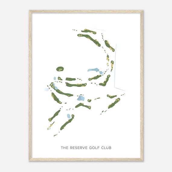 The Reserve Golf Club South Carolina Modern Watercolor Poster