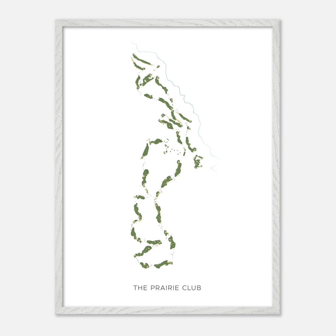 The Prairie Club Valentine Nebraska Modern Watercolor Map Poster - Image 2