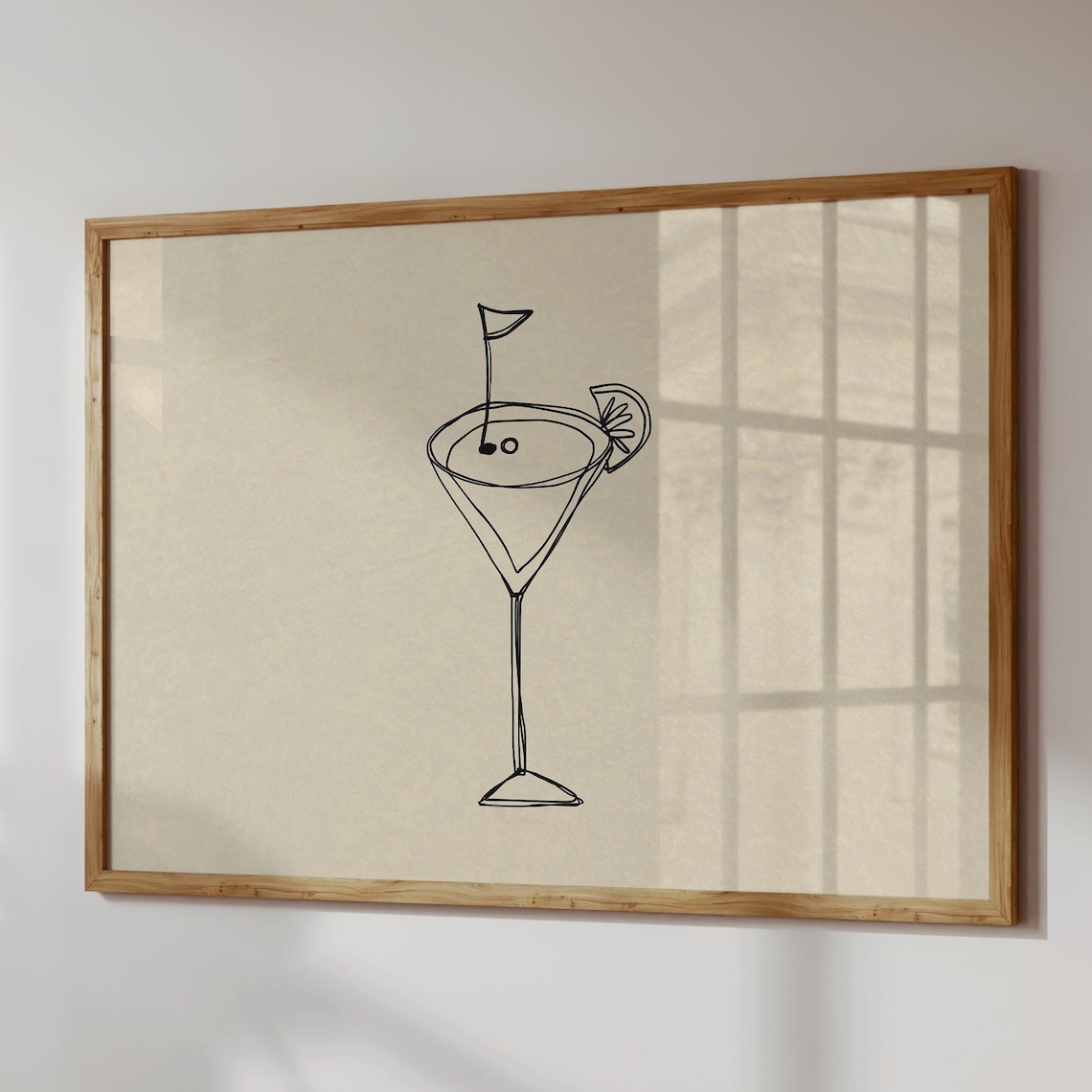 Margarita Golf, Neutral Bar Cart Decor