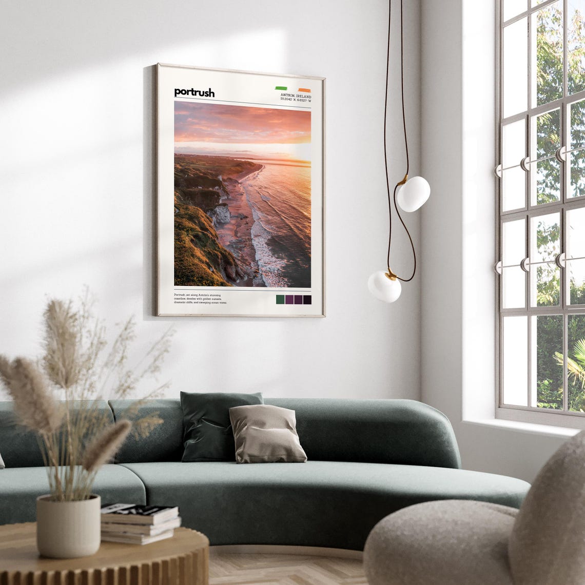Portrush Antrim Ireland Wall Art Coastal Sunset Photography Scenic Landscape Print Irish Nature Poster Ocean Travel Decor Irish Gifts - Image 5