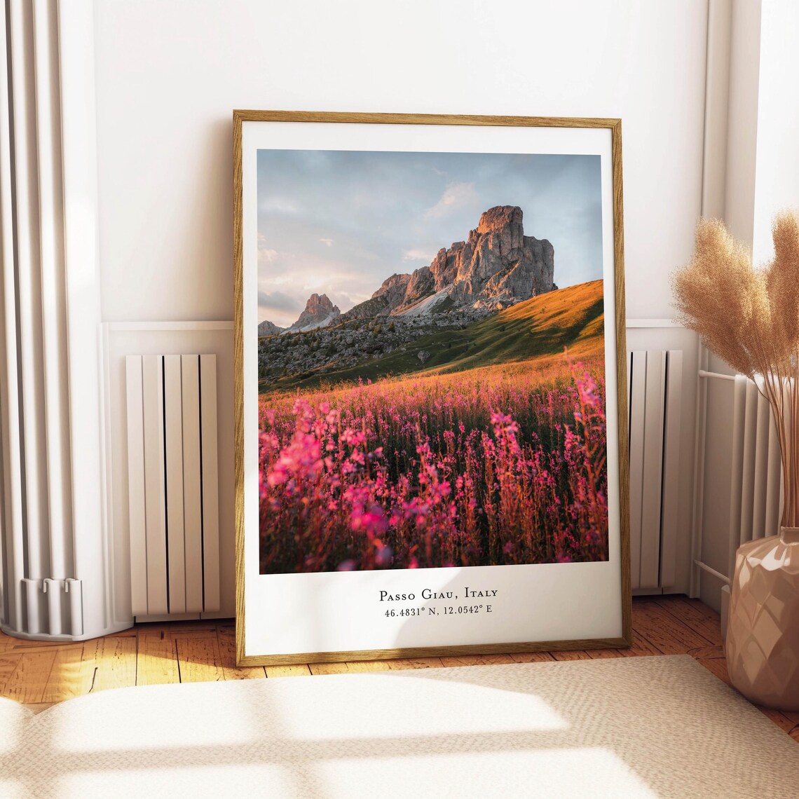 Passo Giau, The Dolomites Mountain Art Print - Image 4