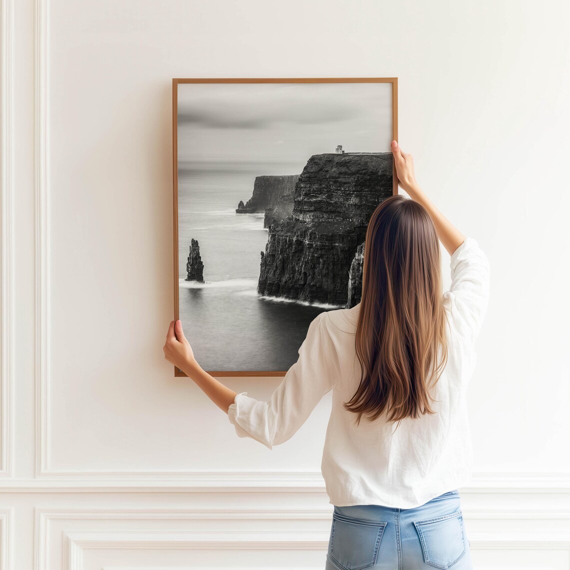 Cliffs Of Moher Co Clare Ireland Landscape Art Print - Image 3