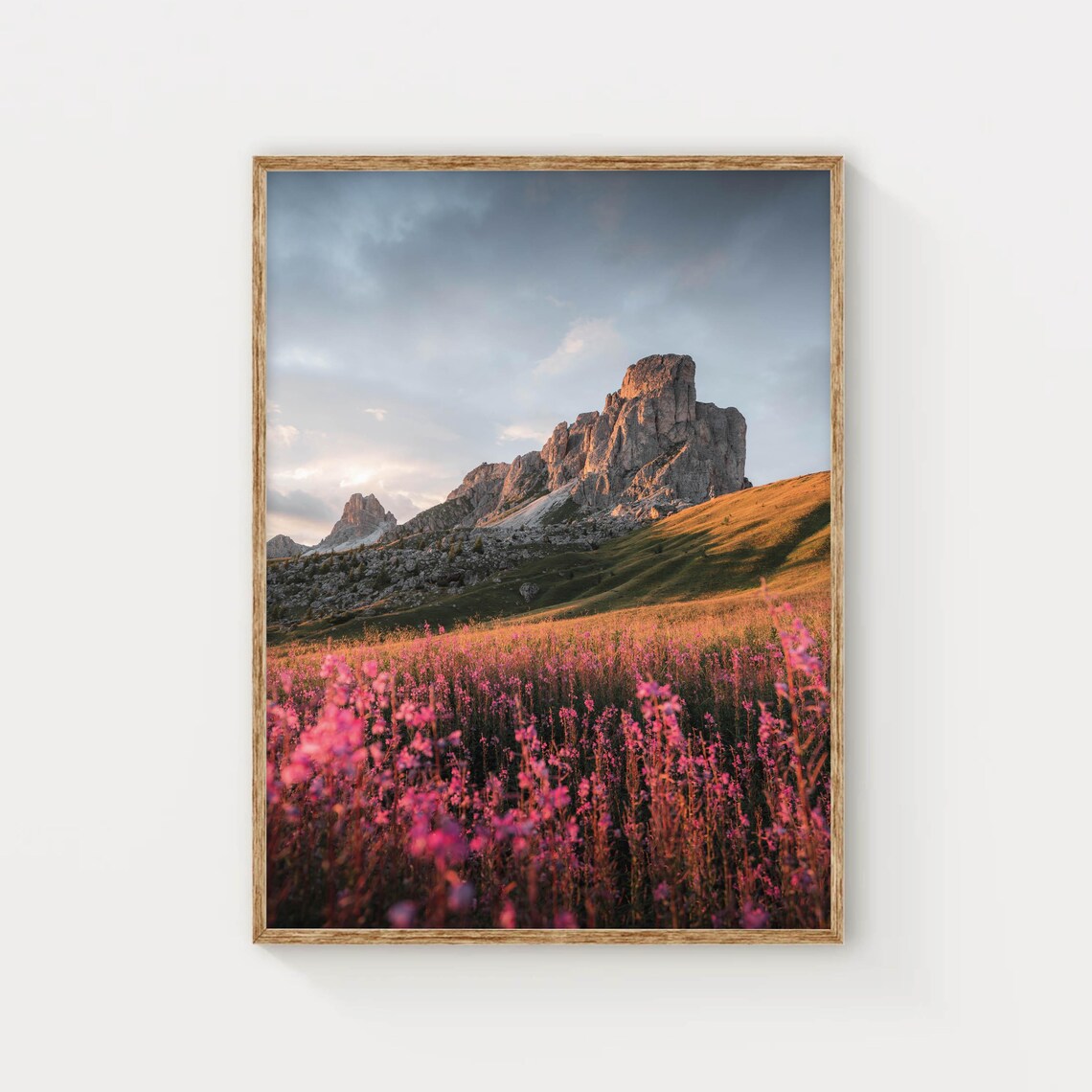 Passo Giau Dolomites Italian Alps, Mountain Art Print