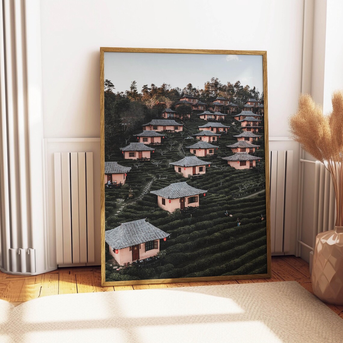 Ban Rak Thai Mae Hong Son Thailand Terraced Tea Village Poster - Image 5