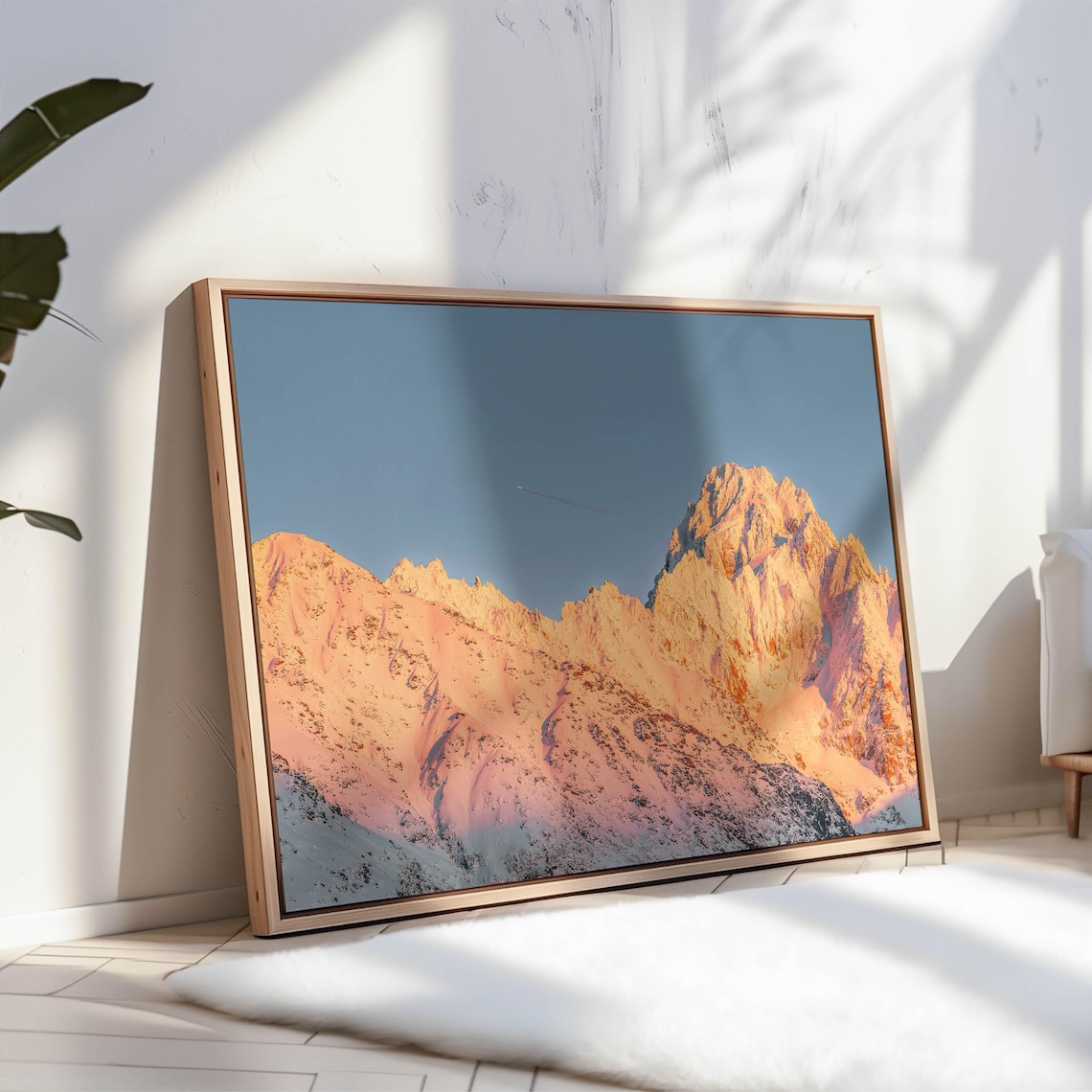 Mountain Sunset Print, Aiguille Du Chardonnet - Image 3