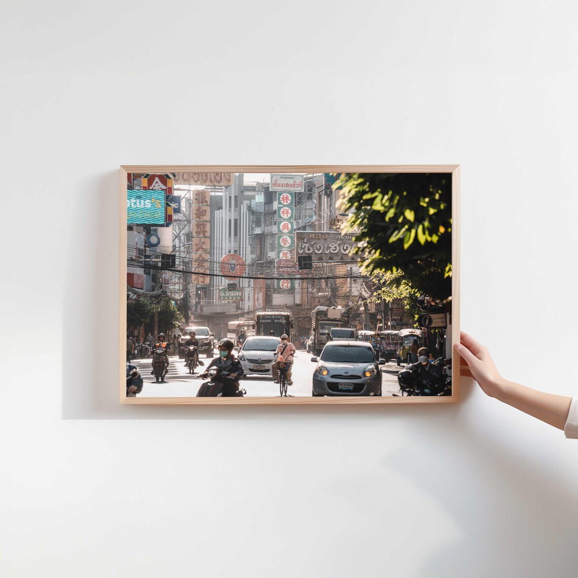 Bangkok Chinatown Yaowarat Road Busy Street Scene Photo Poster - Image 2