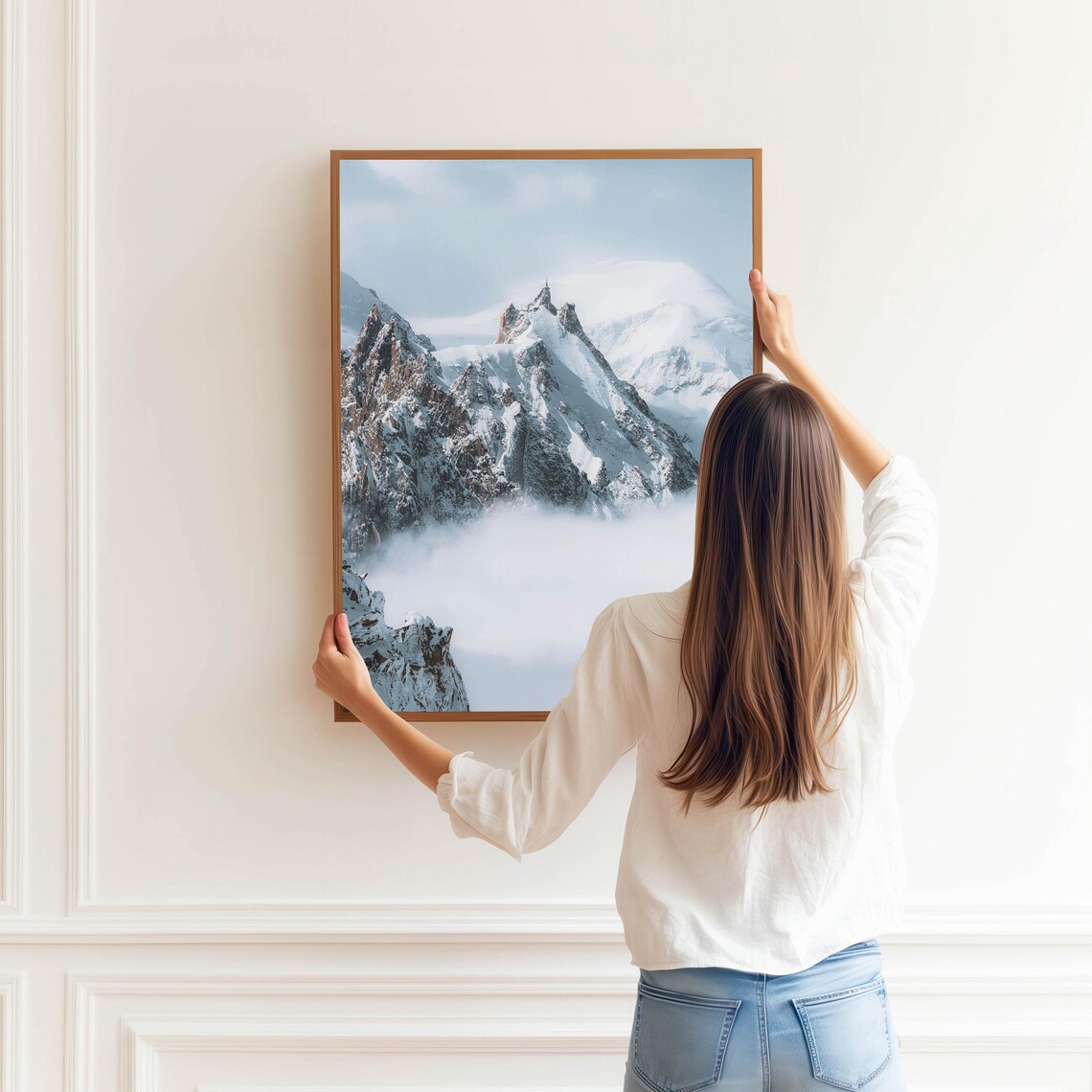 Aiguille Du Midi Chamonix French Alps Poster - Image 3