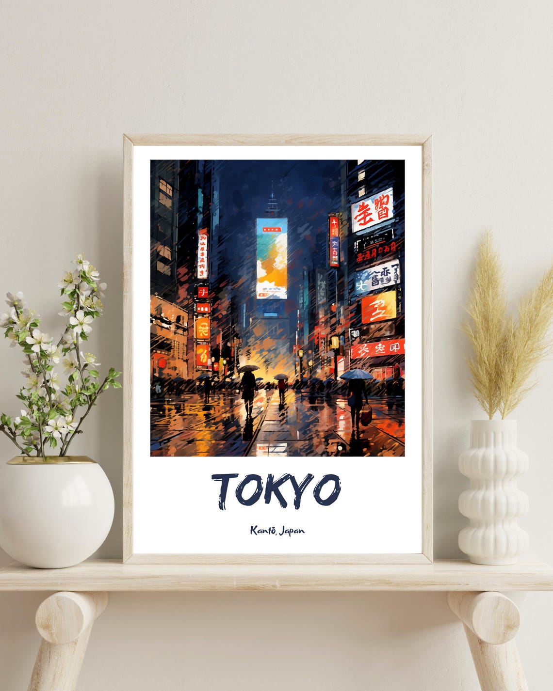 Tokyo Poster Tokyo Traditional Travel Print Shibuya Crossing Print Japan Art Wedding Gift Asia Travel Print Japan Christmas Gift
