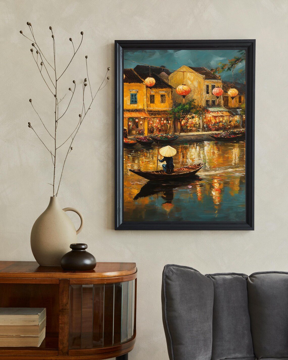 Hoi Vietnam Traditional Travel Poster - Image 2
