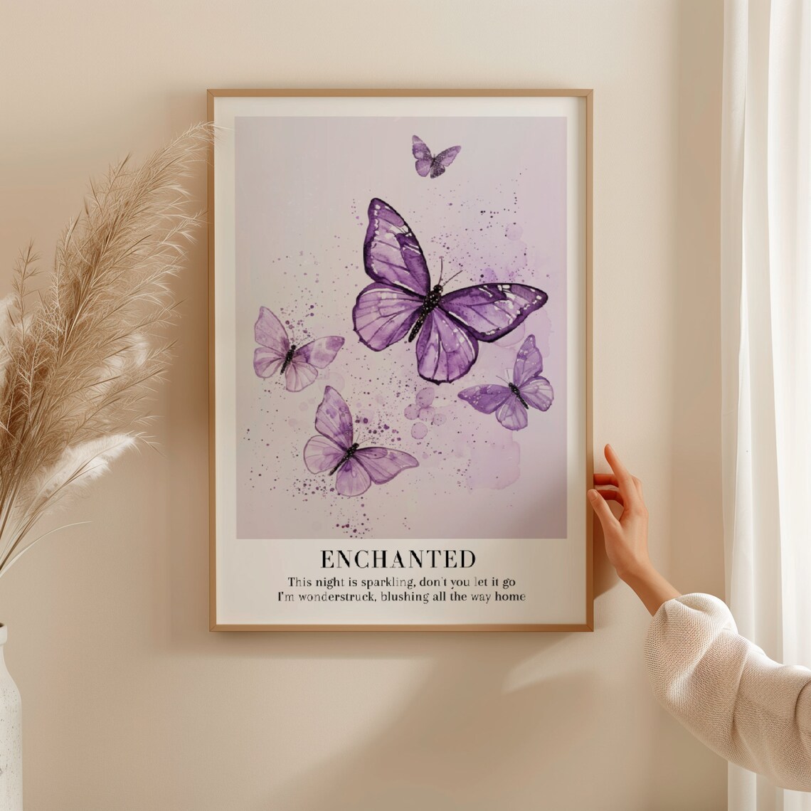 Wonderstruck Butterfly Watercolor Art Print - Image 3