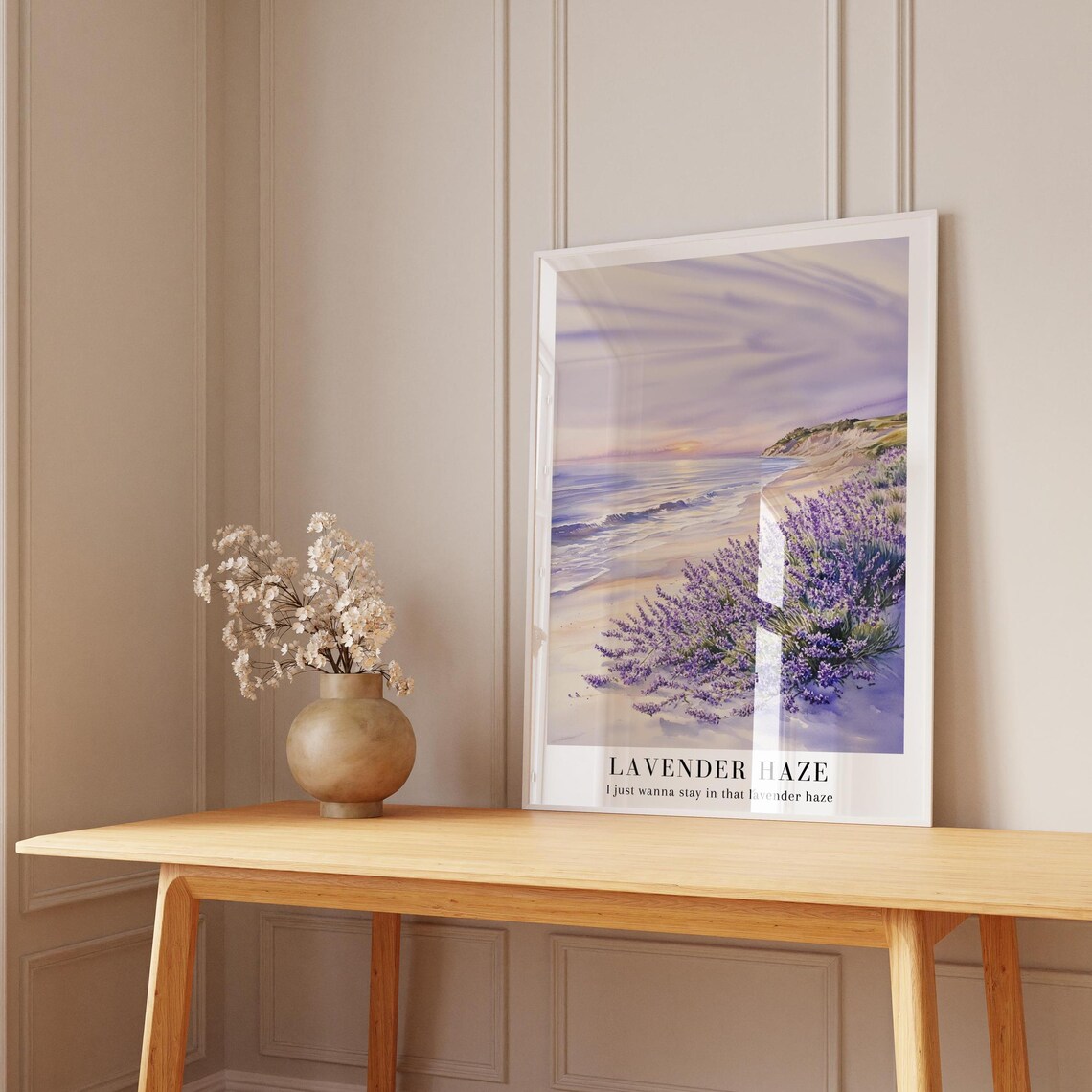 Lavender Haze Poster, Midnights-Inspired Watercolor Art Print - Image 3