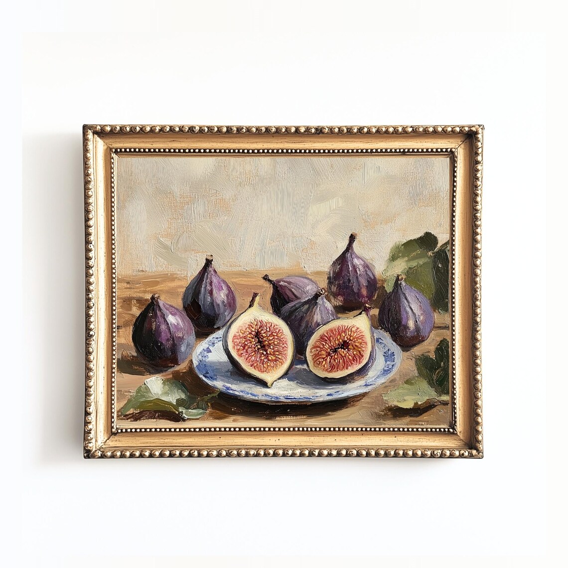Fig Vintage Painting, French Country Kitchen Art Print