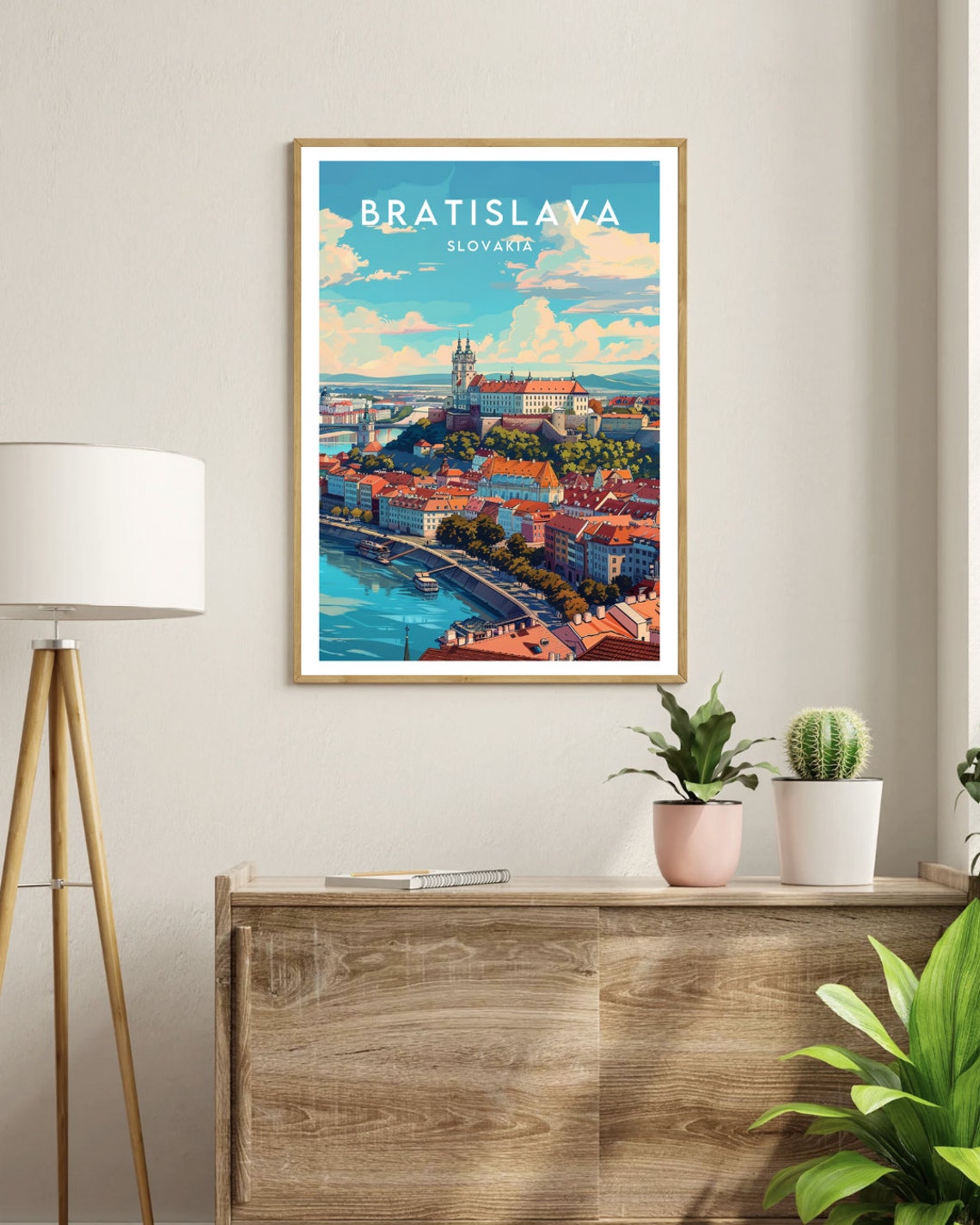 Bratislava Travel Print Slovakia Bratislava Poster Slovakia Poster Travel Wall Art Slovakia Print Slovakia Europe Bratislava - Image 3