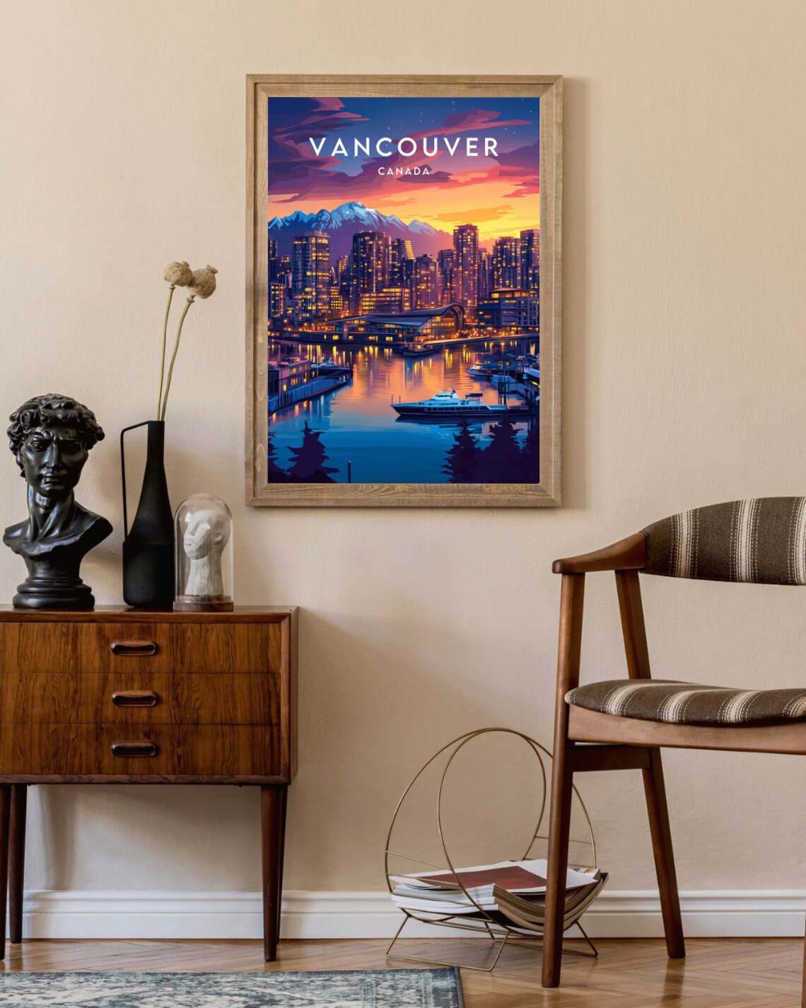 Vancouver Travel Poster, Canada North America - Image 2