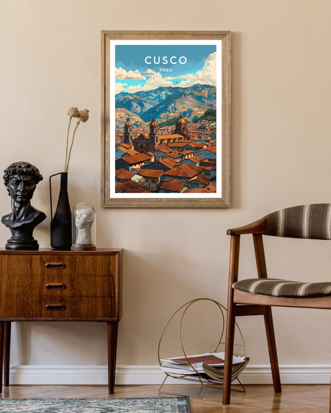 Cusco Travel Poster, Peru South America Art Print - Image 2