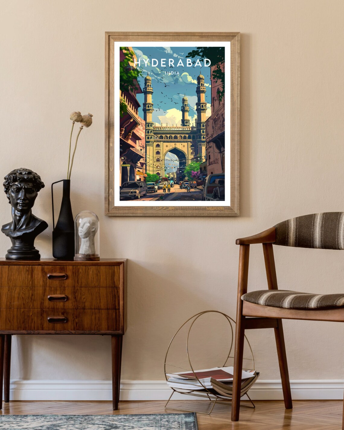 Hyderabad Travel Poster, Telangana India Travel Poster - Image 2
