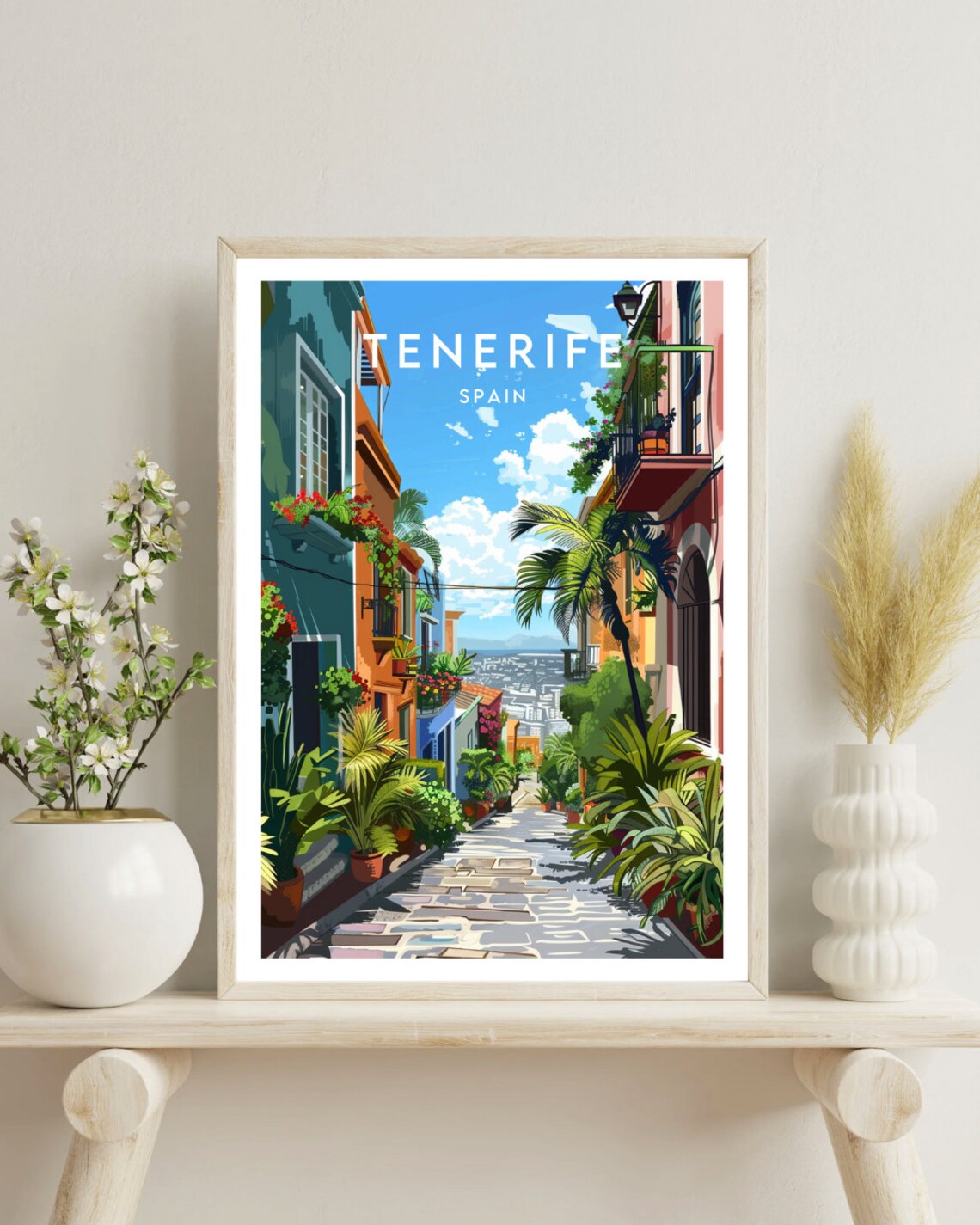Tenerife Travel Poster, Spain Europe Wall Art - Image 4