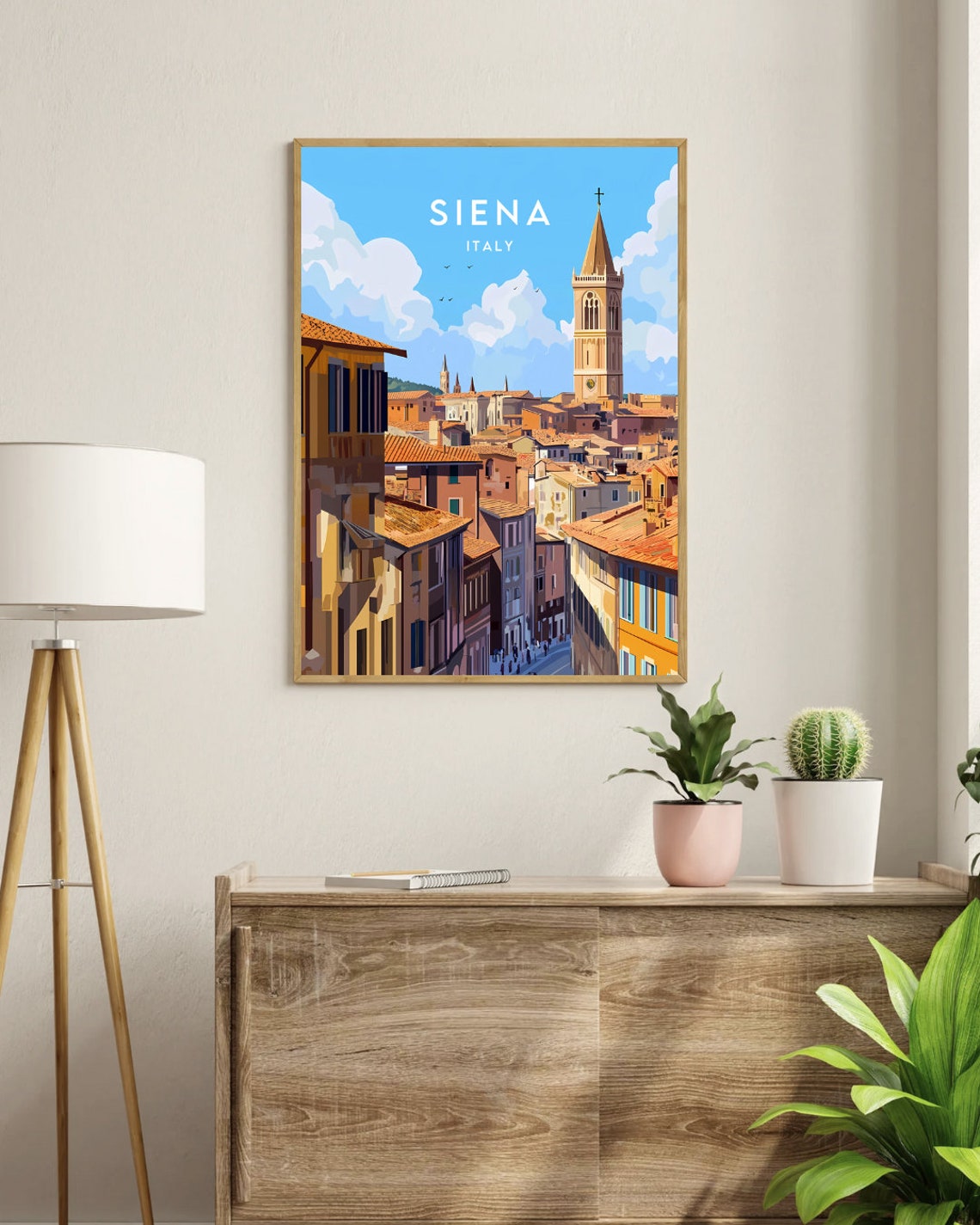 Siena Travel Print Italy Siena Poster Italy Poster Travel Wall Art Italy Print Poster Italy Art Europe Siena Print Italian Print - Image 3