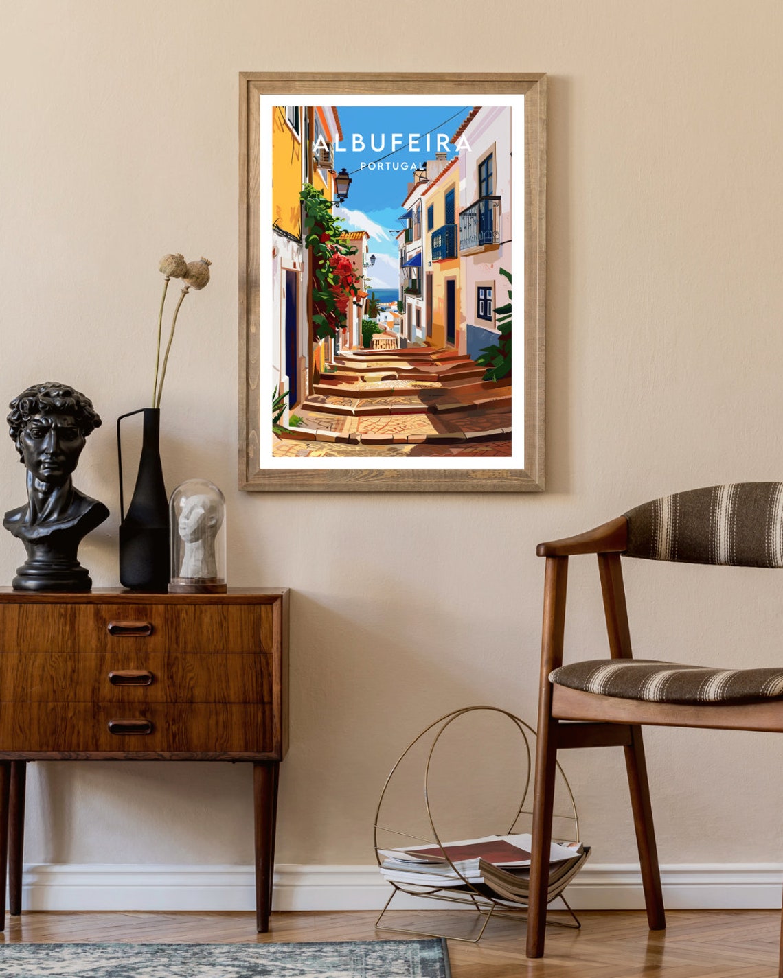 Albufeira Travel Print Portugal Albufeira Poster Portugal Poster Travel Wall Art Portugal Print Poster Portugal Europe Albufeira - Image 2