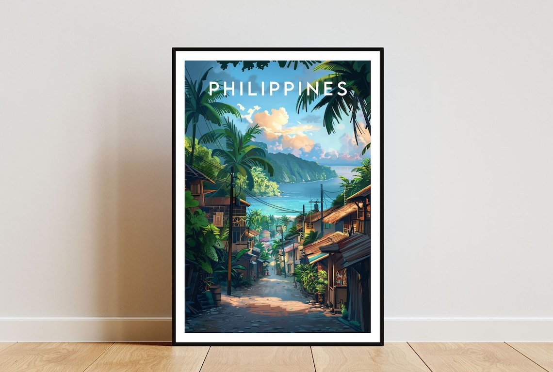 Philippines Asia Travel Wall Art Print