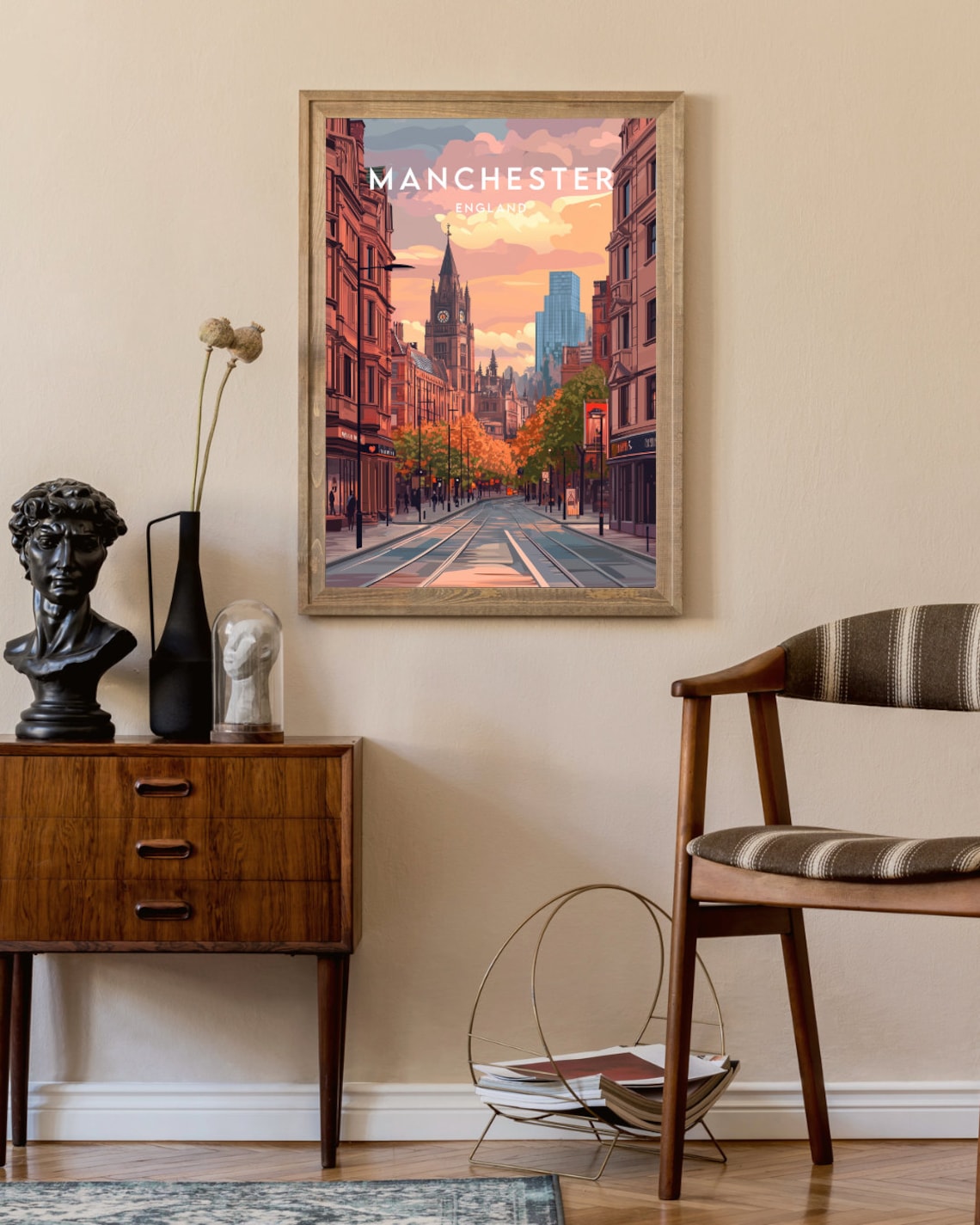 Manchester Travel Poster, England Travel Print - Image 2